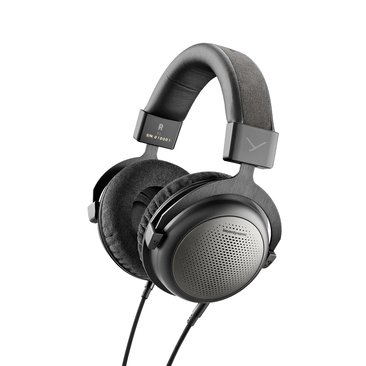 Beyerdynamic T1 third-generation headphones, three-quarter view