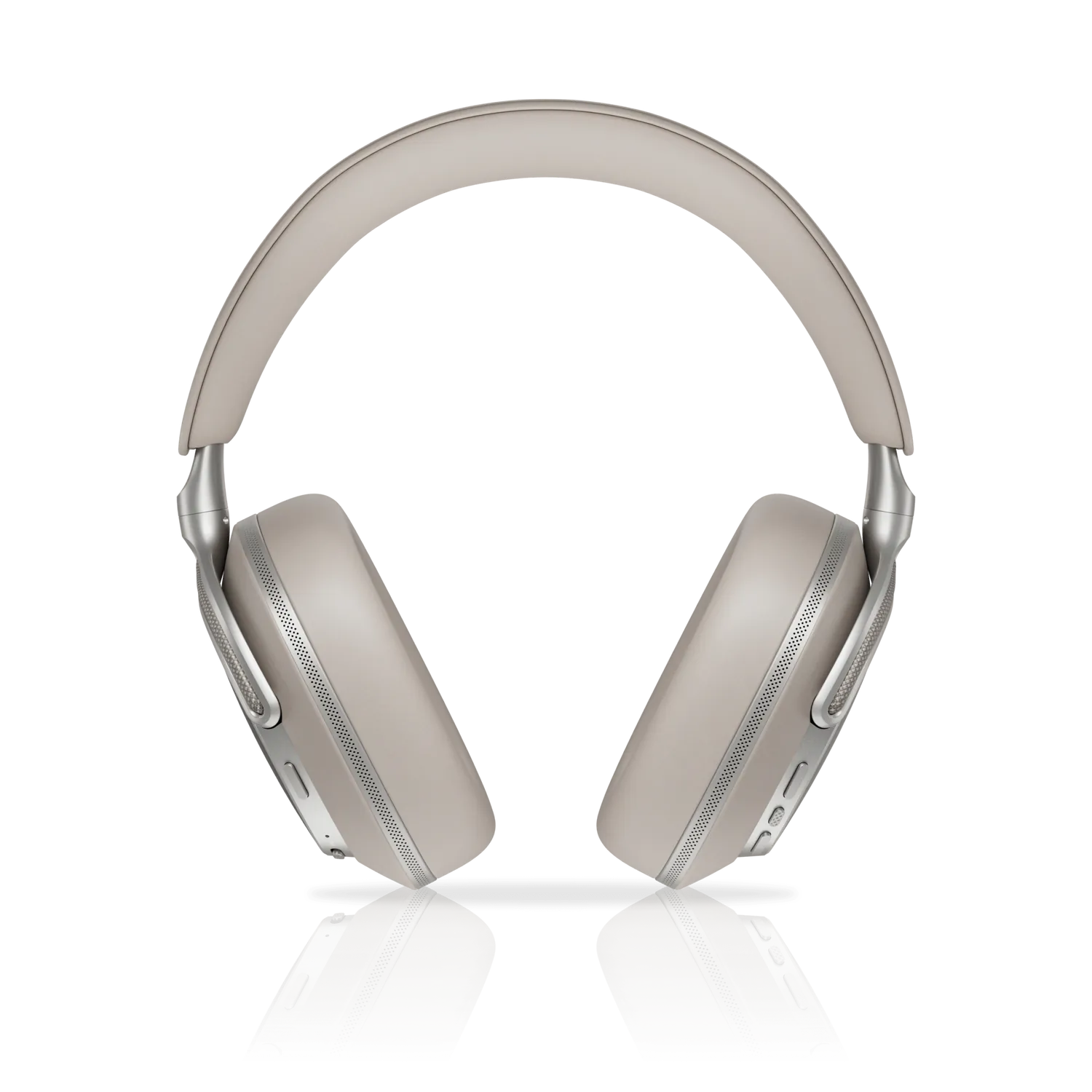 Bowers & Wilkins Px8 S2 headphones in Warm Stone, front view