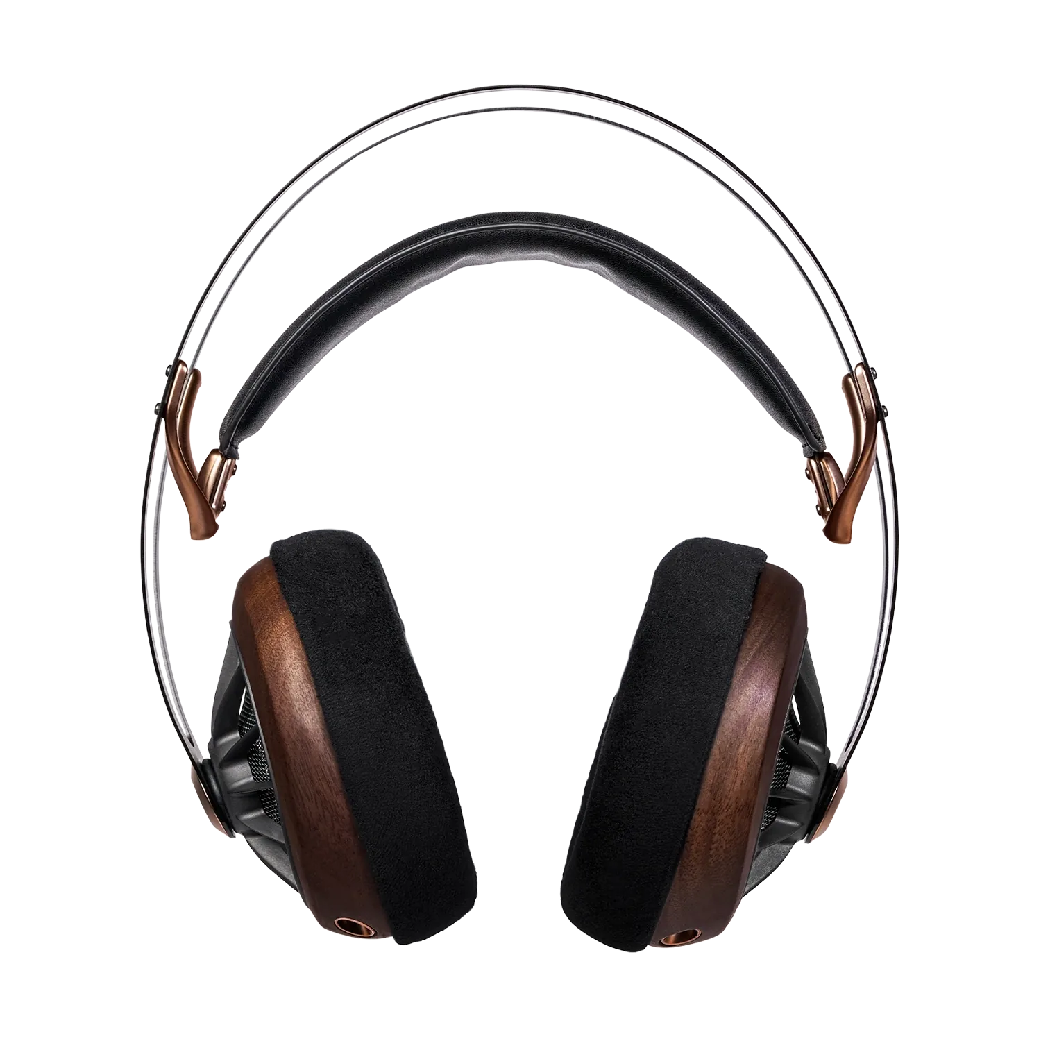 Meze Audio 109 PRO headphones with velour earpads, front view
