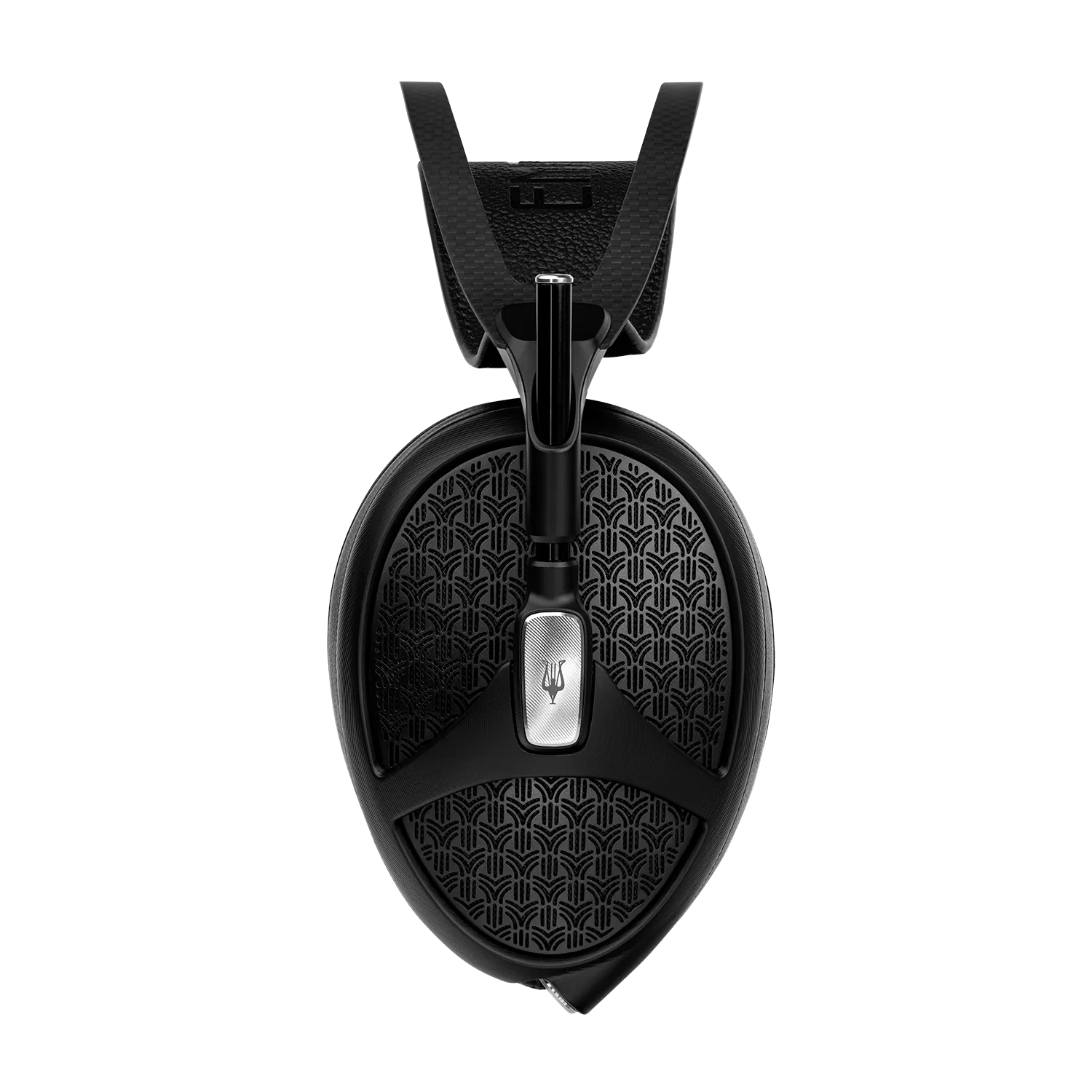 Meze Audio Empyrean II earcup and perforated grille, side view