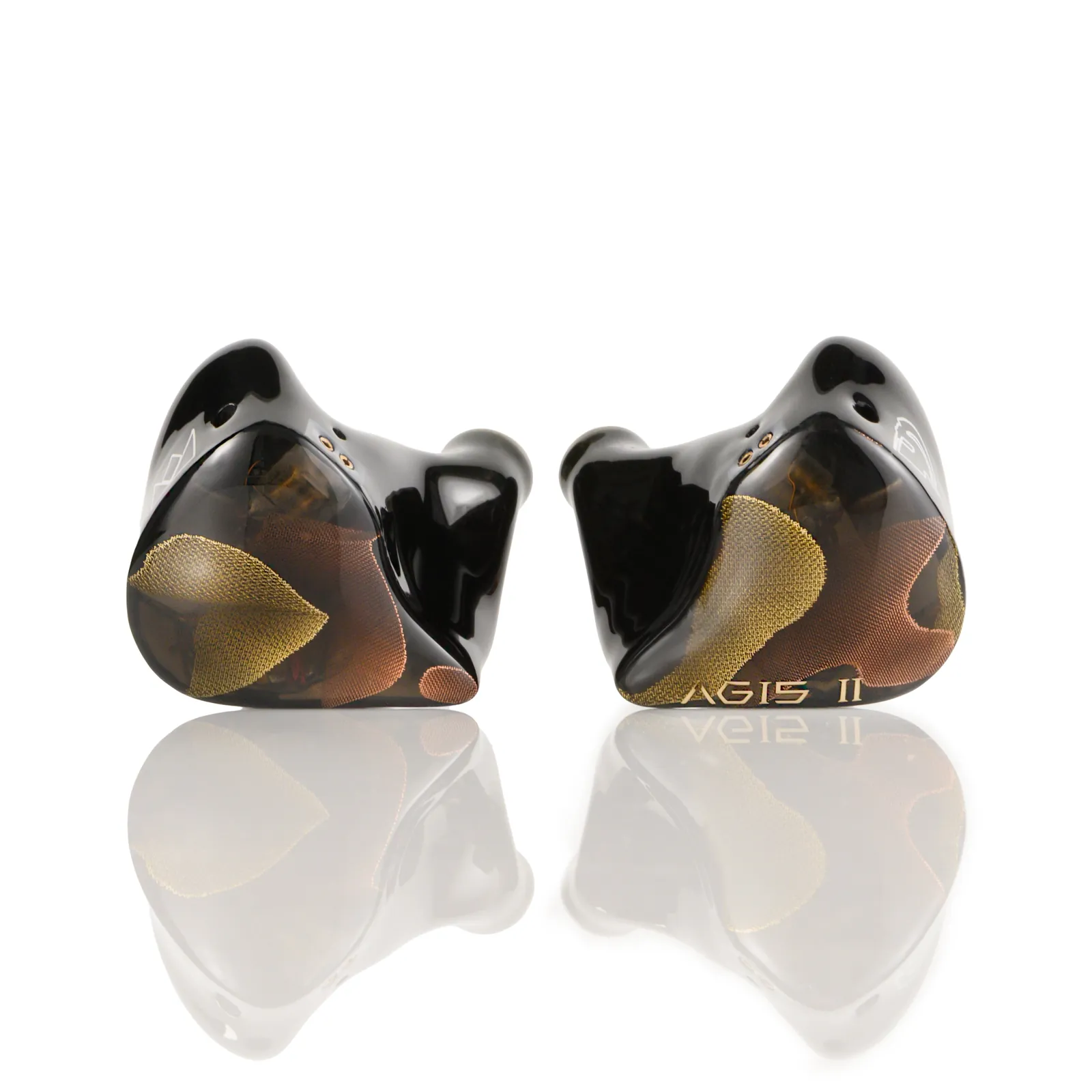 Noble Audio AGIS II in-ear monitors with metal mesh faceplates